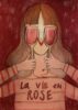 2C1562A4-5BE6-4B88-A964-F58EDA28DB47-71x100 'La vie en rose' - 70 x 50 - Técnica mixta sobre papel
